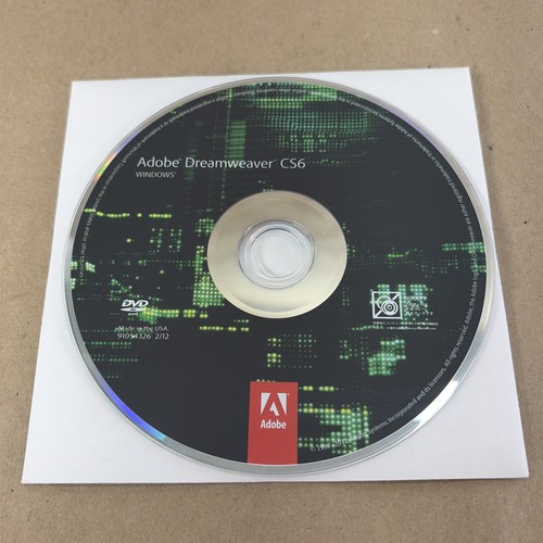 Disc only adobe dreamweaver - adobe,
